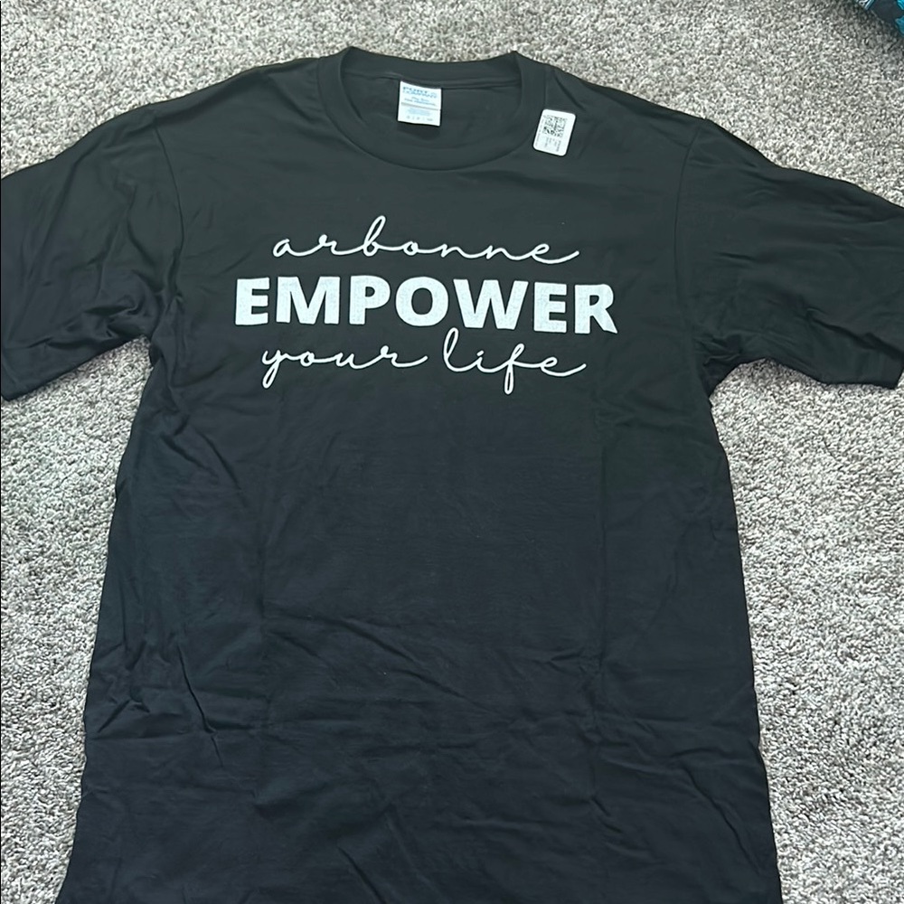 Arbonne Black Empower Tee Short Sleeve